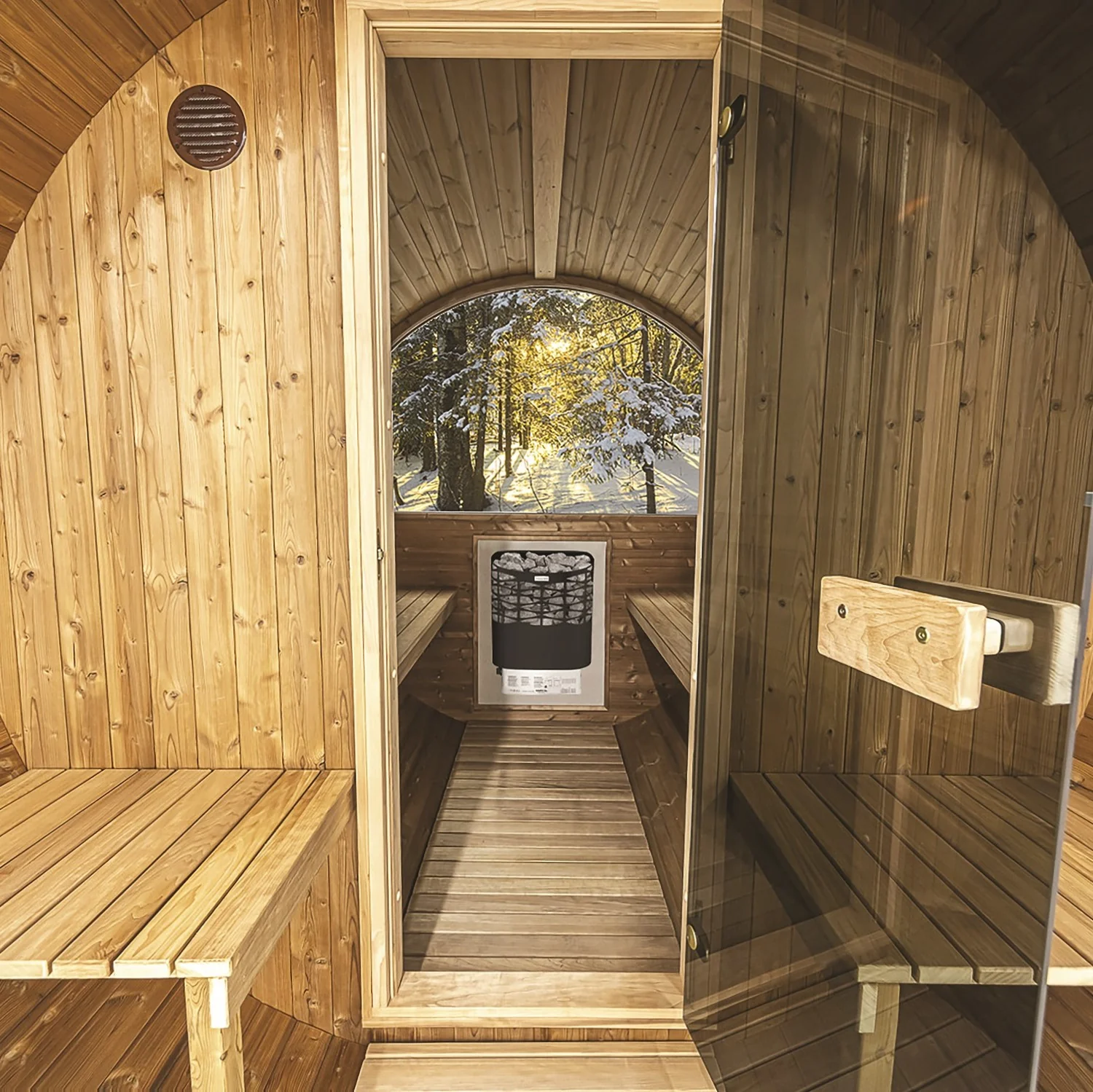 Hekla Barrel 250 - 6 Person Outdoor Sauna - Image 10
