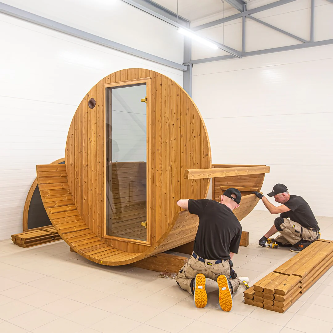 Hekla Barrel 250 - 6 Person Outdoor Sauna - Image 34