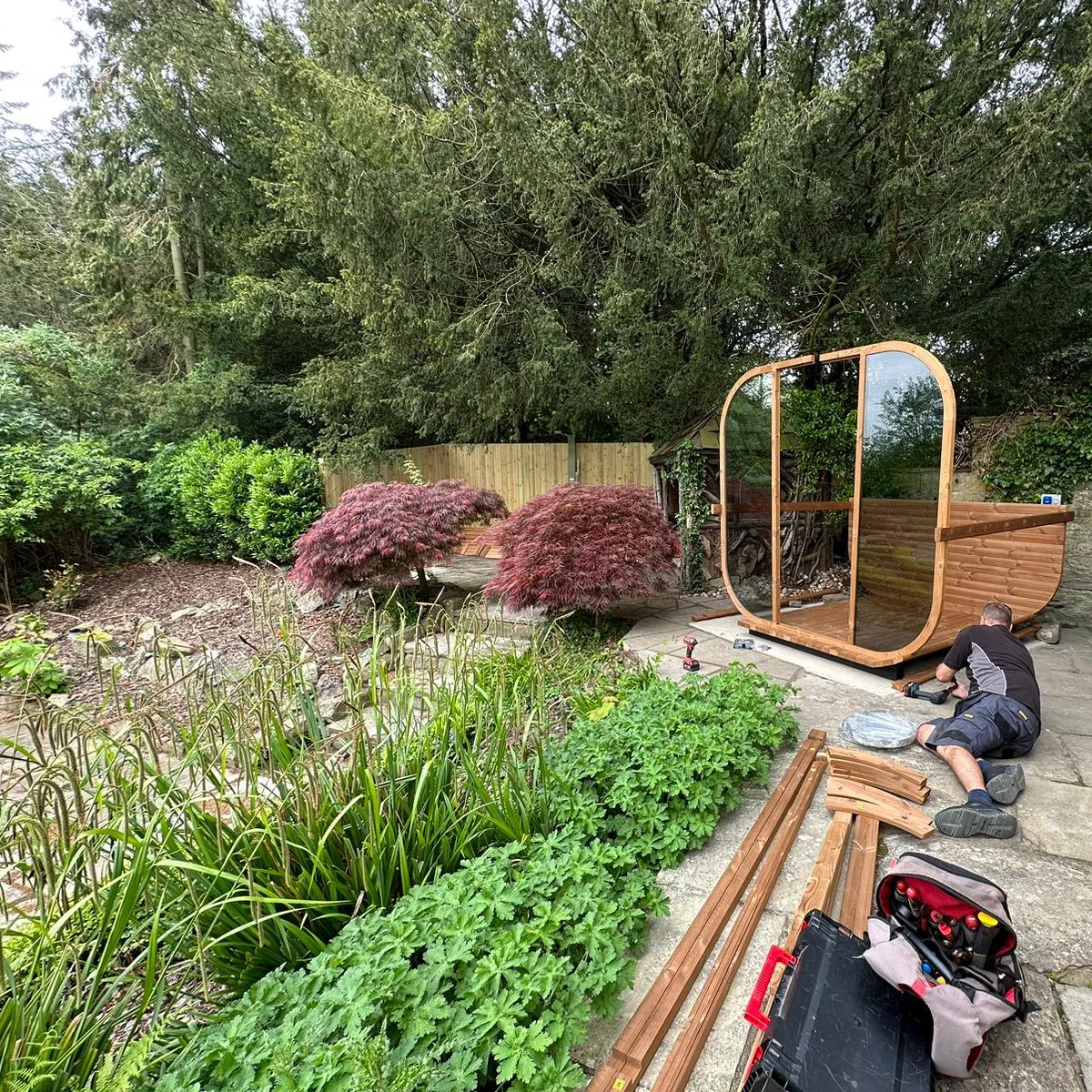 Hekla Cube 160 - 2 Person Outdoor Sauna - Image 30