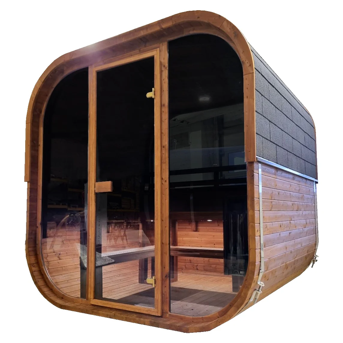 Hekla Cube 160 - 2 Person Outdoor Sauna - Image 7