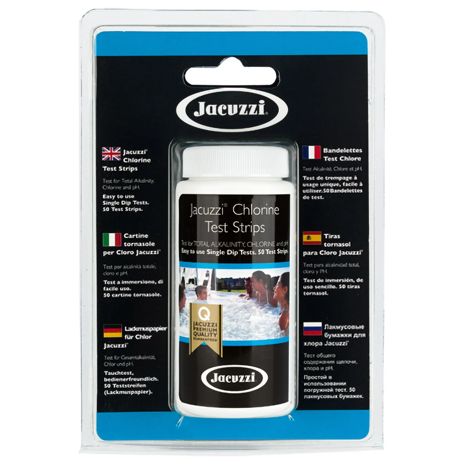 Jacuzzi® Hot Tub Chlorine Test Strips - Pack of 50 - Image 3