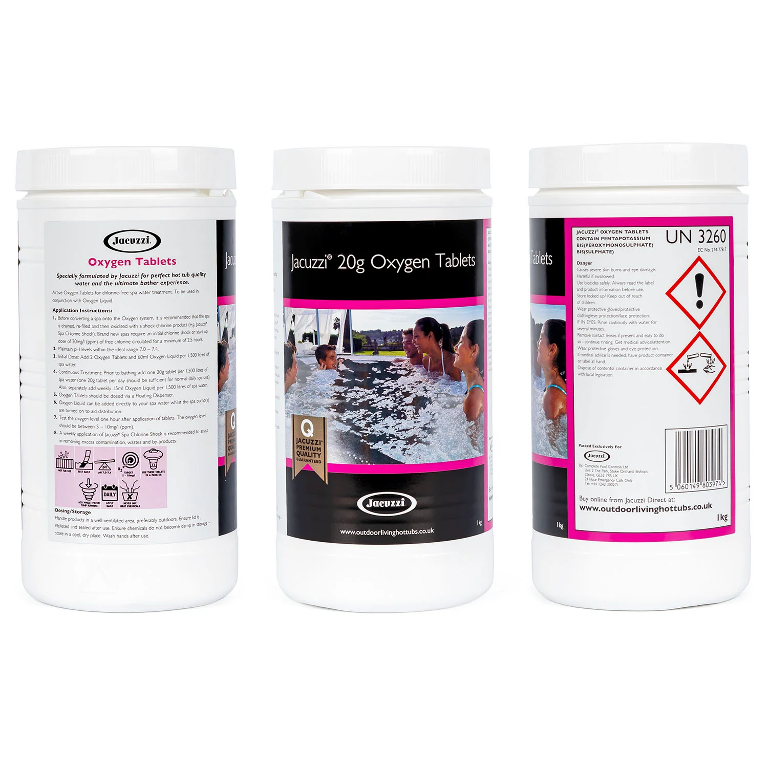 Jacuzzi® Hot Tub Oxygen Tablets - 1kg - Image 4