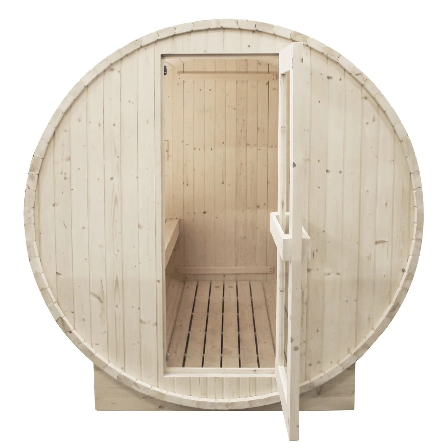 6 Person Barrel Outdoor Sauna - Image 3